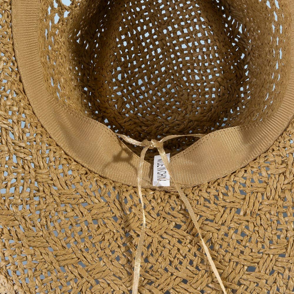 Straw Braid Western Cowboy Hat: BEI