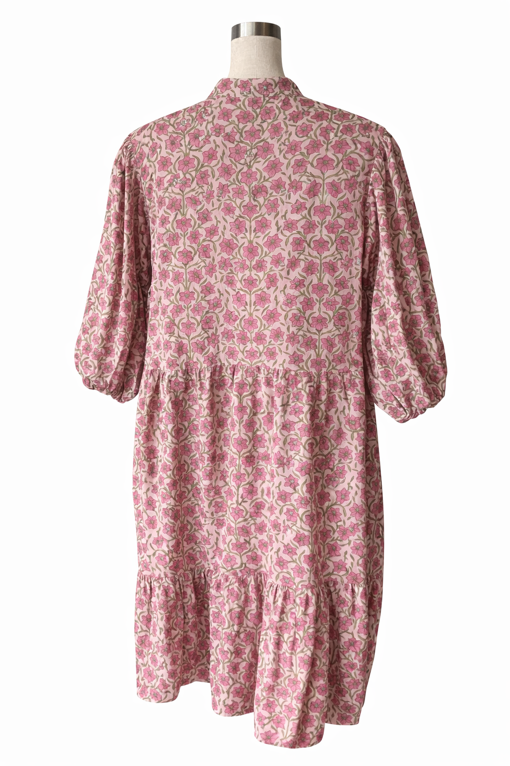 Sadie Rose pink floral dress, 100% cotton