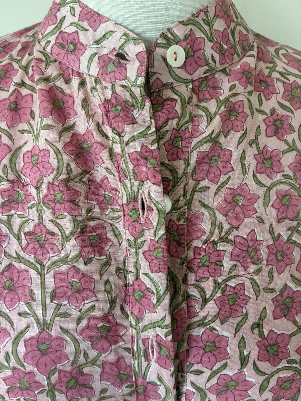Sadie Rose pink floral dress, 100% cotton