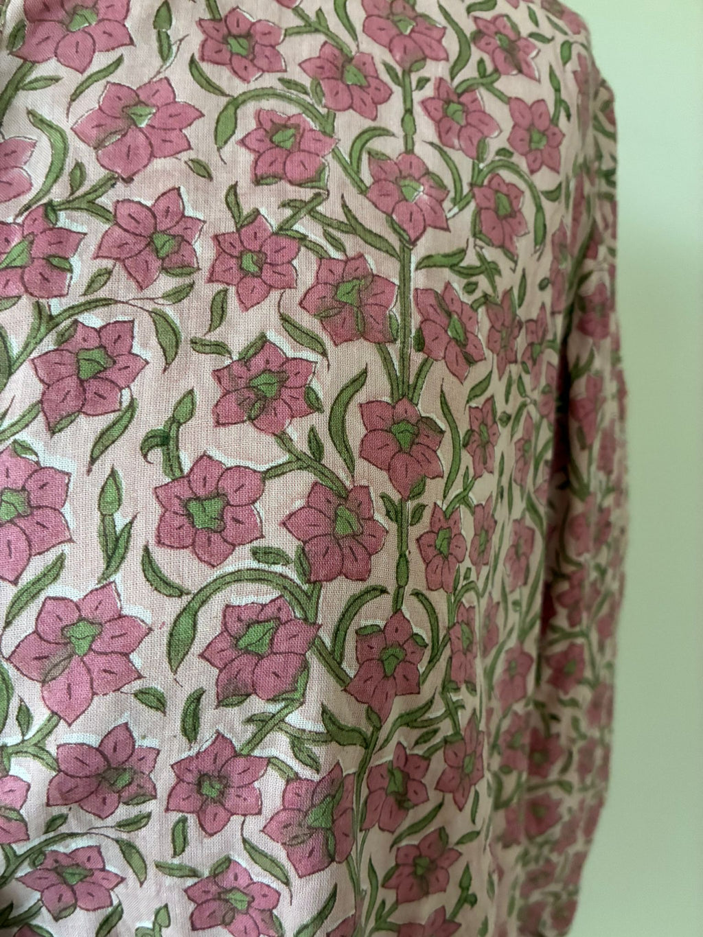Sadie Rose pink floral dress, 100% cotton