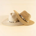 Assorted Beads Summer Straw Hat: KA