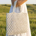 Braided Square Tote Bag: IV