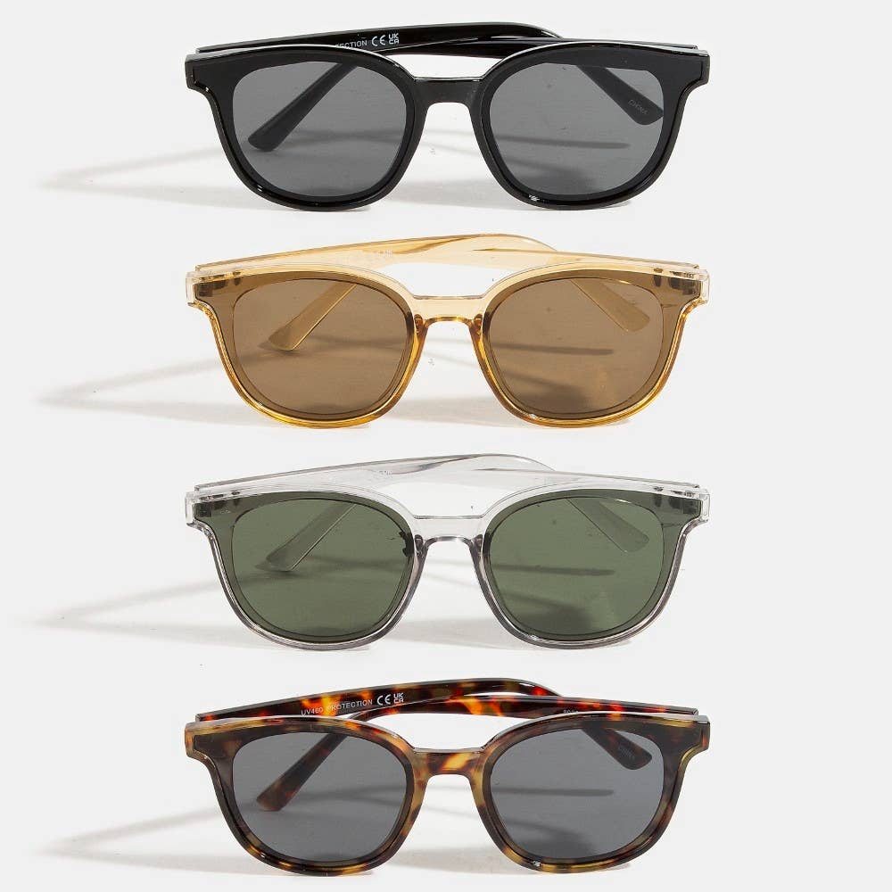 Tortoise Frame Sunglasses Set: ASSORTED