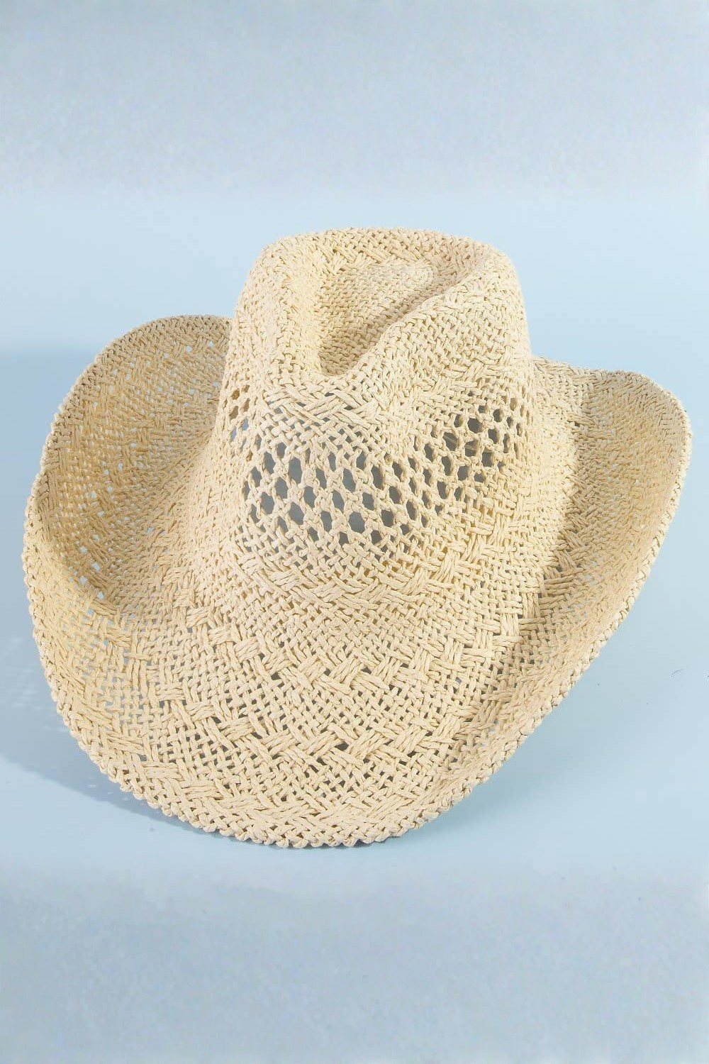Straw Braid Western Cowboy Hat: BEI