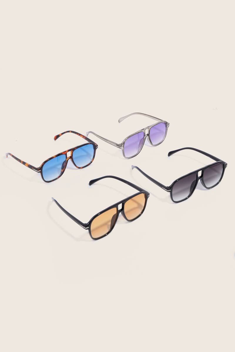 Oversized Resin Sunglasses