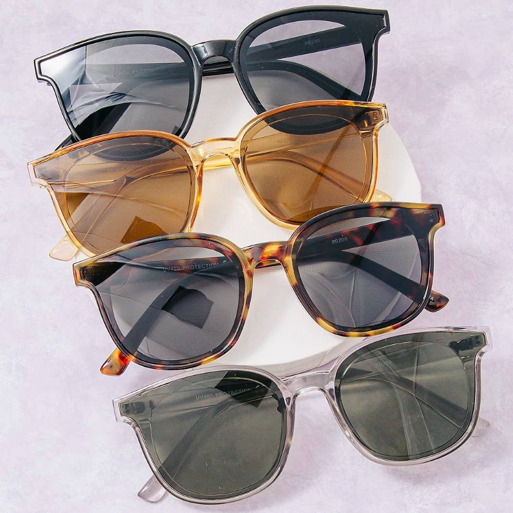 Tortoise Frame Sunglasses Set: ASSORTED