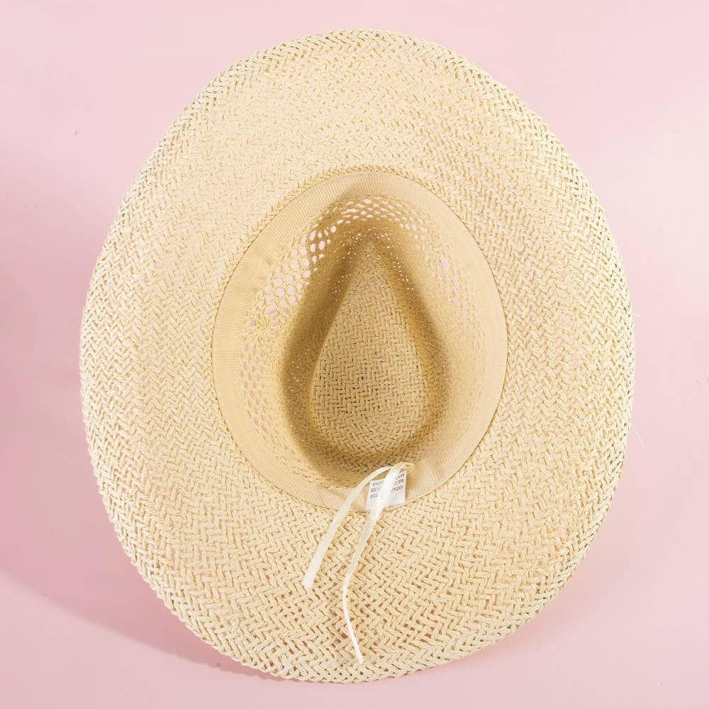 Natural Straw Cowboy Hat: KH